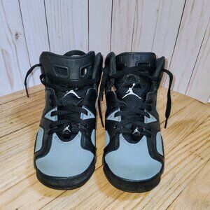 384665 010 Nike Air Jordan 6 Retro GS Black/Cool Grey-White 7Y